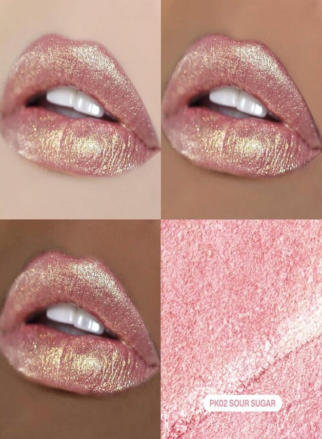 Focallure Glisten Opal Hydrating Lip Balm-PK02 Sour Sugar, Shimmer Finish, Hydrating Lip Balm, Creamy Texture, Nourishing Ingredients, Easy to Apply, 3.5gm - Image 5